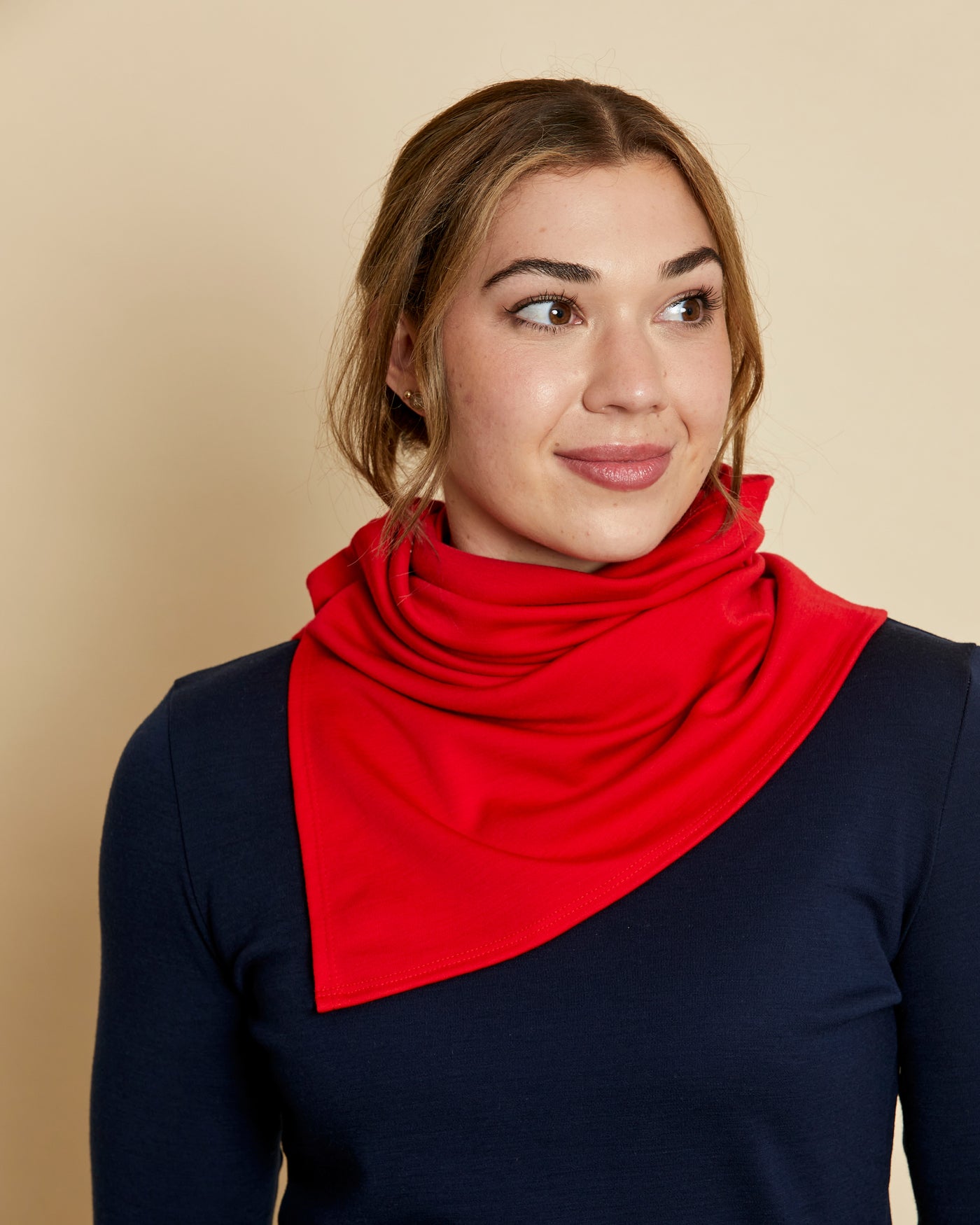 Perfectly Imperfect Neckwarmer with side split