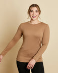 Perfectly Imperfect Womens Long Sleeve Crew
