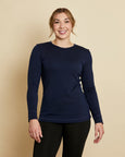 Perfectly Imperfect Womens Long Sleeve Crew