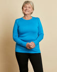 Perfectly Imperfect Womens Long Sleeve Crew