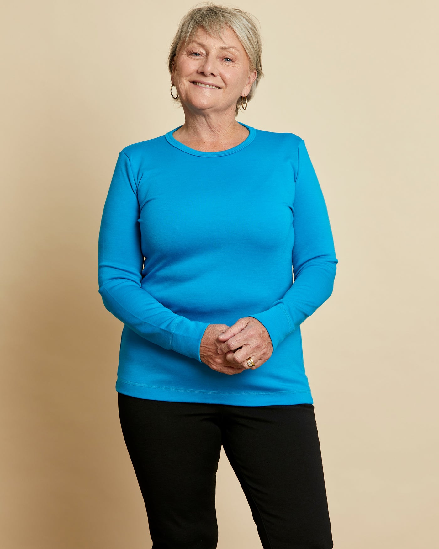 Perfectly Imperfect Womens Long Sleeve Crew