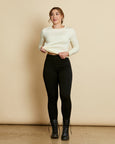 Perfectly Imperfect Womens Straight Leg Ponte Pant