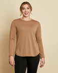 Perfectly Imperfect Womens Relaxed Fit Crew Neck Pullover