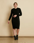 Perfectly Imperfect Womens Relaxed Fit Crew Neck Dress