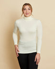 Perfectly Imperfect Womens Long Sleeve Turtleneck
