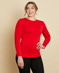 Perfectly Imperfect Womens Long Sleeve Crew