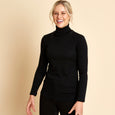 Perfectly Imperfect Womens Long Sleeve Turtleneck